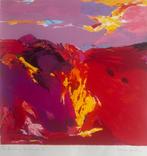 Zeefdruk Marion Bakker - Burning landscape II, Antiek en Kunst, Kunst | Litho's en Zeefdrukken, Ophalen of Verzenden