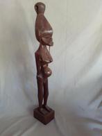 Groot houten vruchtbaarheidsbeeld "Songye" Congo, Antiek en Kunst, Kunst | Niet-Westerse kunst, Ophalen of Verzenden