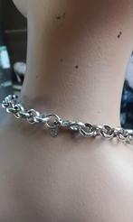 Mooie Halsketting - Dames/Heren, Ophalen of Verzenden, Zo goed als nieuw, Zilver, Zilver