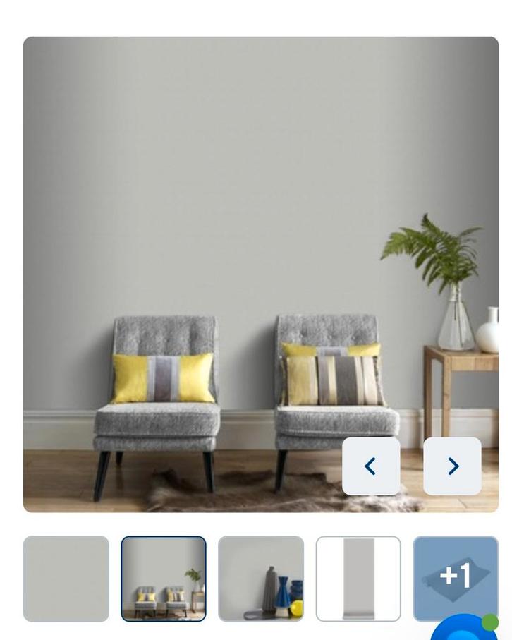 Superfresco Easy Vliesbehang Silver Grey - 2 Rollen, Huis en Inrichting, Stoffering | Behang, Grijs, Ophalen of Verzenden