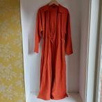 Lucky Vintage kleding Massimo Dutti oranje jurk in mt M, Maat 38/40 (M), Massimo Dutti, Oranje, Ophalen of Verzenden