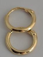 Gouden oorbellen 14 karaat gouden creolen 9 mm doorsnede, Ophalen of Verzenden, Goud, Goud