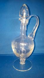 Sierlijke kristallen karaf, gegraveerd bloemmotief. 3A26/10, Antiek en Kunst, Ophalen of Verzenden
