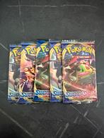 POKEMON - SWORD AND SHIELD BASE - 5 BOOSTERPACKS, Ophalen of Verzenden, Zo goed als nieuw, Booster