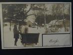 Paarde slee in Winterlandschap, Ophalen of Verzenden, Voor 1920, Gelopen, Voertuig
