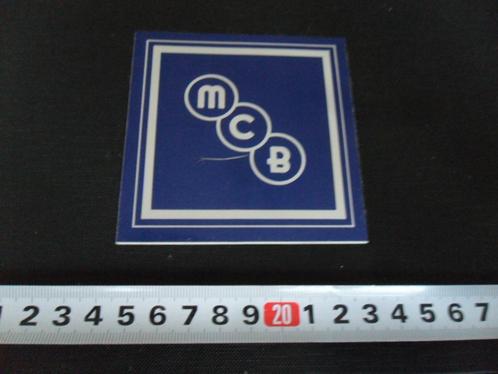 sticker EHV  Valkenswaard MCB  logo *, Verzamelen, Stickers, Zo goed als nieuw, Bedrijf of Vereniging, Ophalen