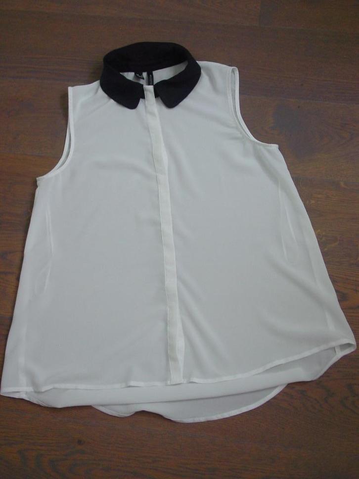 Witte Mango blouse, maat S, Kleding | Dames, Blouses en Tunieken, Gedragen, Maat 36 (S), Wit, Ophalen of Verzenden