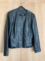 Zwart Leren damesjasje maat 40, Kleding | Dames, Ophalen of Verzenden, Zo goed als nieuw, Maat 38/40 (M), Zwart