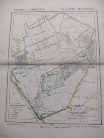 02 Aengwirden Terband Ulterbuuren Litho Kuyper 1867 beschikbaar voor biedingen