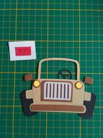 C4 Stansjes bruine jeep, Ophalen of Verzenden, Nieuw, Overige thema's, Overige typen