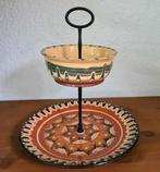 Unieke etagère retro vintage bulgaars aardewerk servies, Ophalen of Verzenden, Zo goed als nieuw