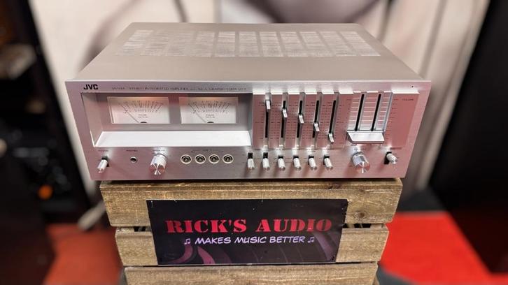 JVC JA-S44 – Vintage Stereo Versterker met S.E.A. Equalizer, Audio, Tv en Foto, Versterkers en Receivers, Zo goed als nieuw, Stereo