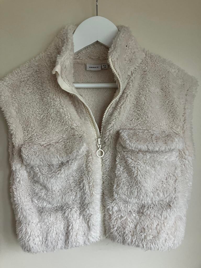 Name It vestje maat 116 - Bont en zacht!, Ophalen of Verzenden, Zo goed als nieuw, Meisje, Trui of Vest