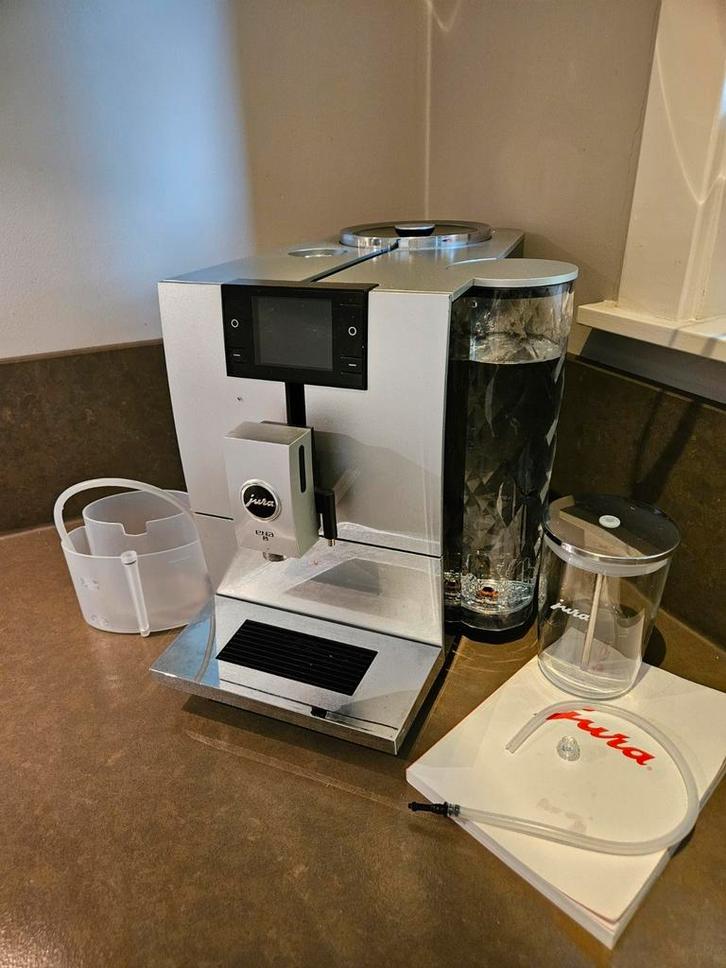 Jura ENA 8 koffiemachine, Witgoed en Apparatuur, Koffiezetapparaten, Gebruikt, Koffiebonen, Koffiemachine, Afneembaar waterreservoir