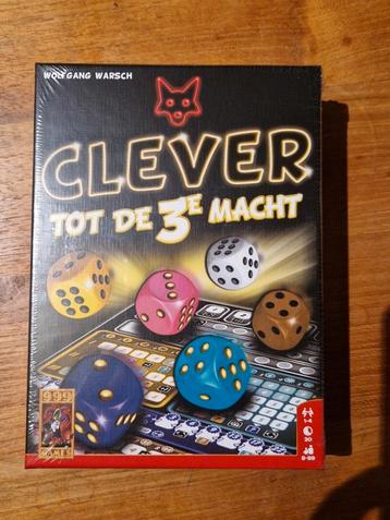 Spel: Clever tot de 3e (derde) macht,  nieuw in plastic, 999 beschikbaar voor biedingen