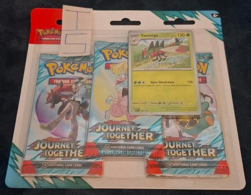 Pokemon Blister Journey Together 3-Pack + Promo, Hobby en Vrije tijd, Verzamelkaartspellen | Pokémon, Nieuw, Ophalen of Verzenden