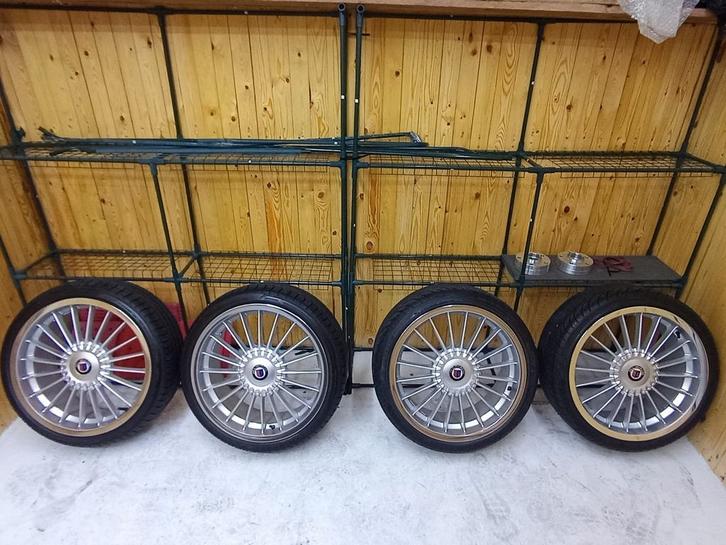 BMW Alpina c95 19" replica velgen met banden 235/35/19, Auto-onderdelen, Banden en Velgen, Band(en), Zomerbanden, 19 inch, 235 mm