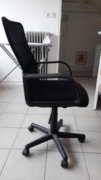 Bureaustoel (Leen Bakker - Atlanta), Ophalen, Zo goed als nieuw, Zwart, Bureaustoel