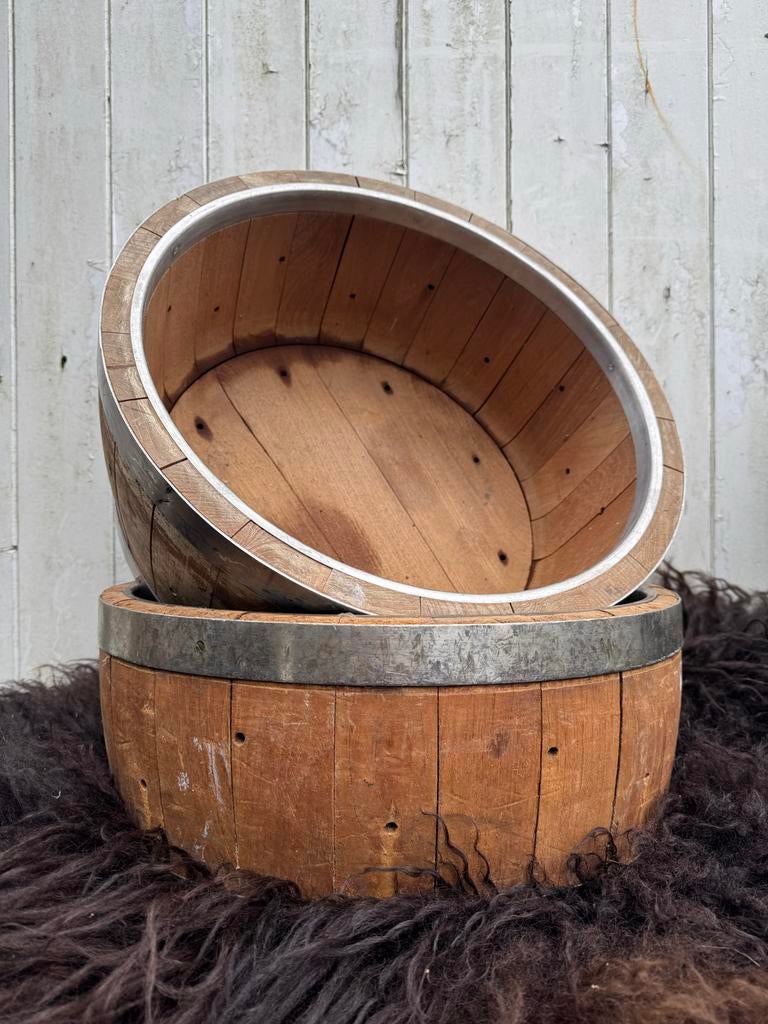 Mooie grote houten kaaskuipen mallen, Ophalen