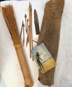 Authentieke Pijl en Boog Set, Antiek en Kunst, Kunst | Niet-Westerse kunst, Ophalen of Verzenden