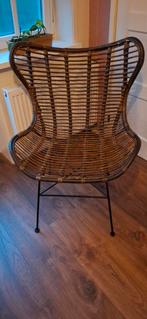Rotan stoel van Leen Bakker, zeer goede staat, Huis en Inrichting, Ophalen, Gebruikt, Bruin, Eén