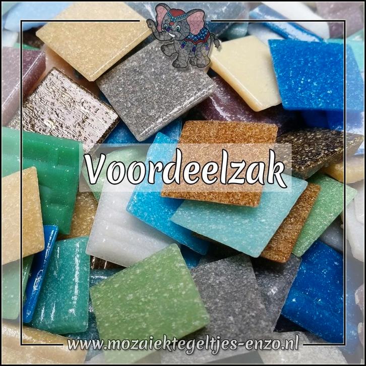 Mozaiek steentjes 1 kilo zak! SPOTGOEDKOOP, nog 1 kilo over!, Hobby en Vrije tijd, Knutselen, Nieuw, Materiaal, Verzenden