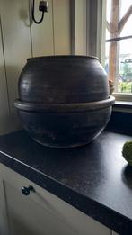 Aura peeperkorn  kruik met stempel en bowl,groot, Rond, Ophalen