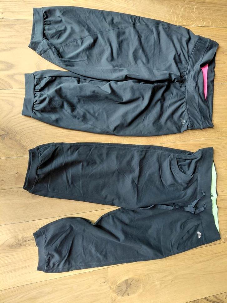 Twee driekwart sportbroeken H en M maat S, Kleding | Dames, Sportkleding, Zo goed als nieuw, Ophalen of Verzenden
