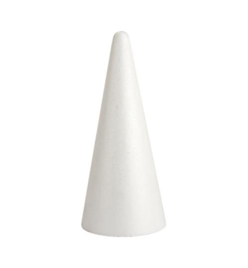 Styropor (piepschuim) kegel Ø 9 cm en 20 cm hoog, Hobby en Vrije tijd, Knutselen, Nieuw, Materiaal, Ophalen of Verzenden