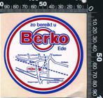 Sticker: Berko - Ede, Ophalen of Verzenden, Zo goed als nieuw, Bedrijf of Vereniging