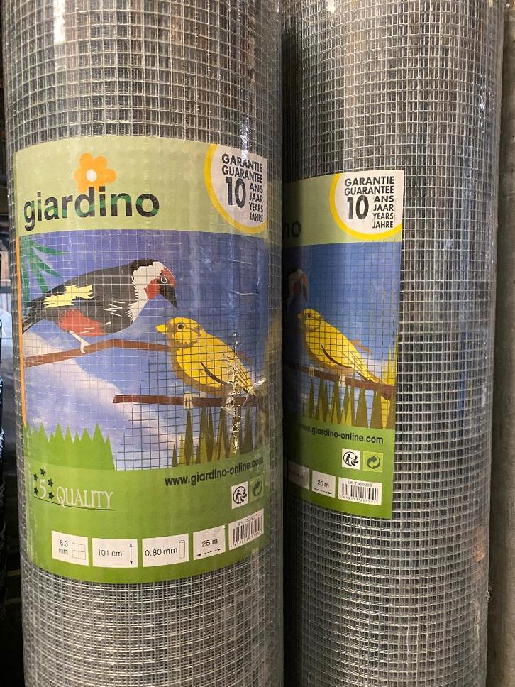 Gelast gaas verzinkt 8.3x8.3x0.8 1m hoog 25m, Tuin en Terras, Gaas en Draad, Nieuw, Gaas, 20 meter of meer, Ophalen