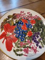 Franklin Porselein 'Flowers of the Year' December Bord, Ophalen of Verzenden