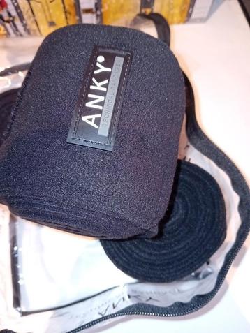 Anky fleece bandages zwart beschermers 4 stuks. beschikbaar voor biedingen