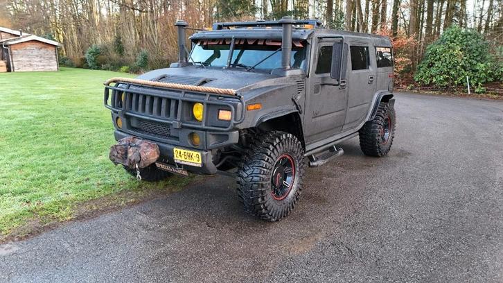 Hummer H2 eyecatcher, Auto's, Hummer, Bedrijf, H2, 4x4, ABS, Airbags, Airconditioning, Alarm, Boordcomputer, Centrale vergrendeling