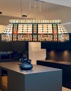 Mega grote Tiffany hanglamp/ woonkamerlamp, Huis en Inrichting, Lampen | Hanglampen, Ophalen, Zo goed als nieuw, Glas, 75 cm of meer