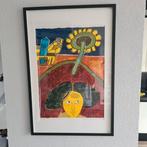 Gulullaume Corneille - Le Tournesol 1999 Zeefdruk Gesigneerd, Antiek en Kunst, Kunst | Litho's en Zeefdrukken, Ophalen of Verzenden