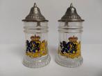 2 vintage duitse schnaps BMF Mini bierpullen, Ophalen