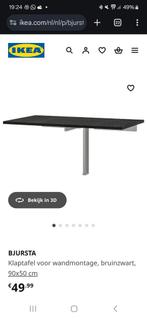 Klap bureau ikea, Huis en Inrichting, Tafels | Eettafels, Ophalen, Gebruikt, Rechthoekig, 50 tot 100 cm