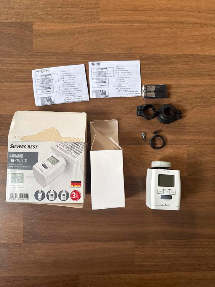 Silvercrest Slimme Radiator Thermostaat - Lidl, Doe-het-zelf en Verbouw, Thermostaten, Nieuw, Slimme thermostaat, Ophalen of Verzenden