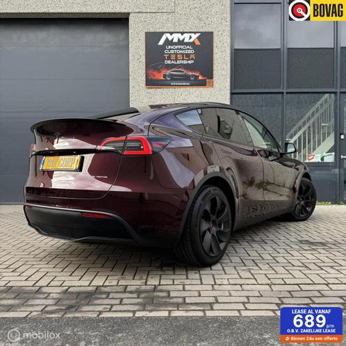 Tesla Model Y Long Range RWD 2024 Red Cherry MiG MMX PACK, Auto's, Tesla, Bedrijf, Te koop, Model Y, 4x4, ABS, Achteruitrijcamera