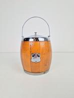 Vintage houten ijsemmer vat met keramische binnenzijde 1960, N, Ophalen of Verzenden, N, N