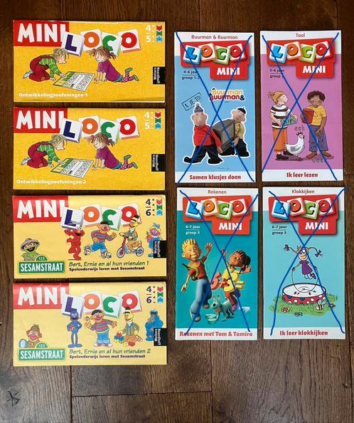 Mini Loco: verschillende losse boekjes, Kinderen en Baby's, Speelgoed | Educatief en Creatief, Zo goed als nieuw, Puzzelen, Taal en Lezen