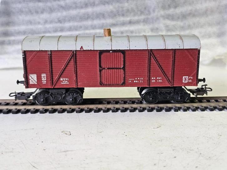 Modeltrein Ho wagon, met marklin draaistellen, Hobby en Vrije tijd, Modeltreinen | H0, Gebruikt, Wagon, Gelijkstroom, Märklin