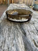 Vintage Caballero Filter Asbak Bruin Glas, Ophalen of Verzenden