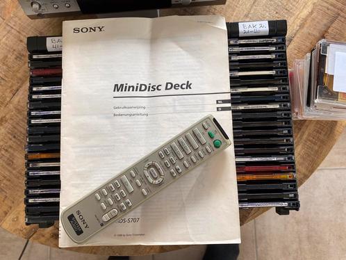 Sony minidiskspeler met 70 minidisks, Audio, Tv en Foto, Walkmans, Discmans en Minidiscspelers, Minidisc-recorder, Ophalen