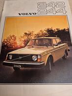 Jaren 70 Volvo 242 244 Nederlandse folder mooie foto's, Ophalen of Verzenden, Volvo