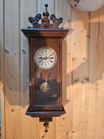 Houten Hangende Klok - Commodoor Quartz, Antiek en Kunst, Antiek | Klokken, Ophalen of Verzenden