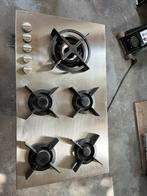 ATAG HG9511MBA Gaskookplaat - fusion volcano wokbrander, Witgoed en Apparatuur, Kookplaten, Ophalen, Gebruikt, Inbouw, Gas