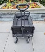 Nieuwe Bolderkar Zwart | Gratis Bezorgd | Opvouwbaar, Caravans en Kamperen, Bolderkarren, Ophalen of Verzenden, Opvouwbaar, Nieuw