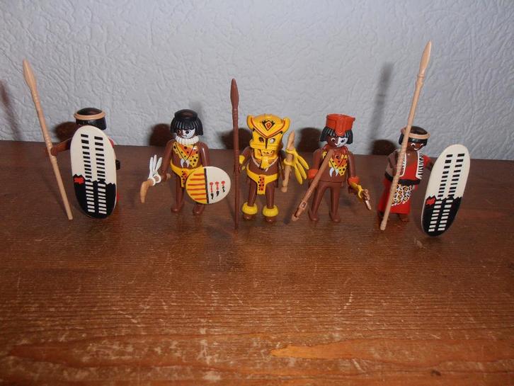 Playmobil Afrikaanse krijgers., Kinderen en Baby's, Speelgoed | Playmobil, Zo goed als nieuw, Los playmobil, Ophalen of Verzenden